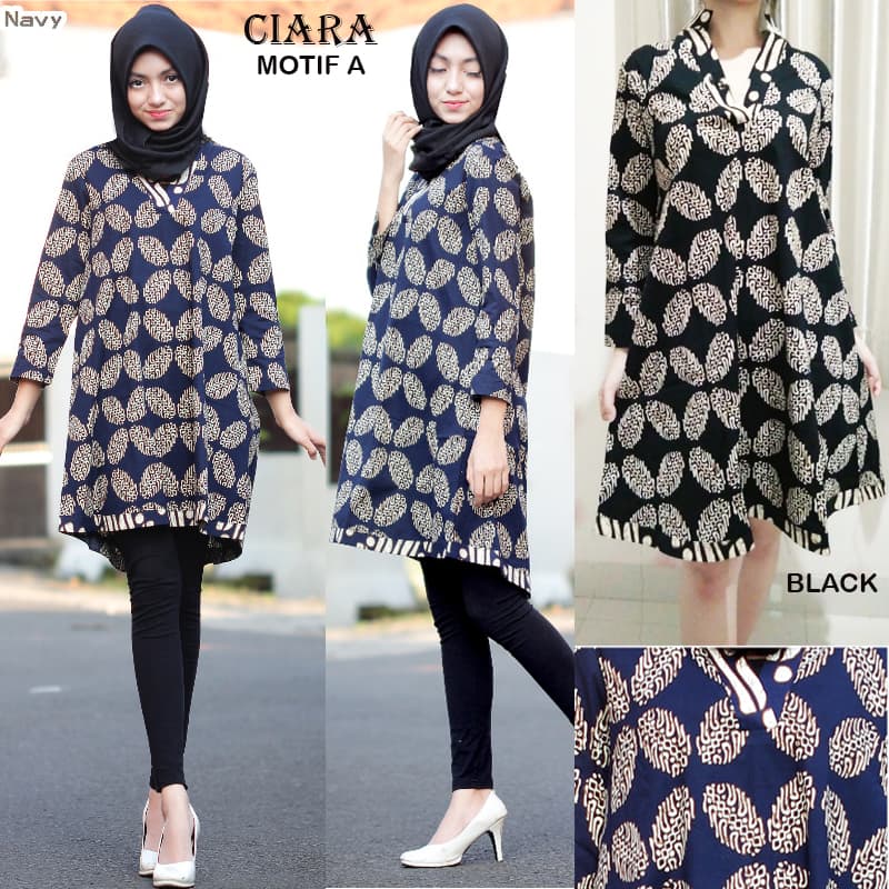 CIARA MOTIF A JUMBO - TUNIK DRESS Batik Modern GAUN Batik