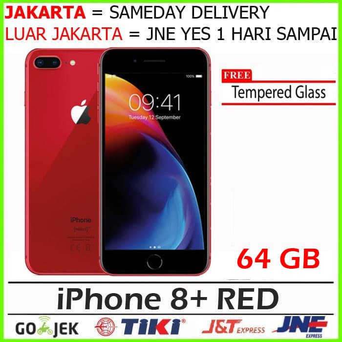 Klik Gan - 64gb / 64 Gb Red Iphone 8 Plus Garansi Apple 1th Non Aktif