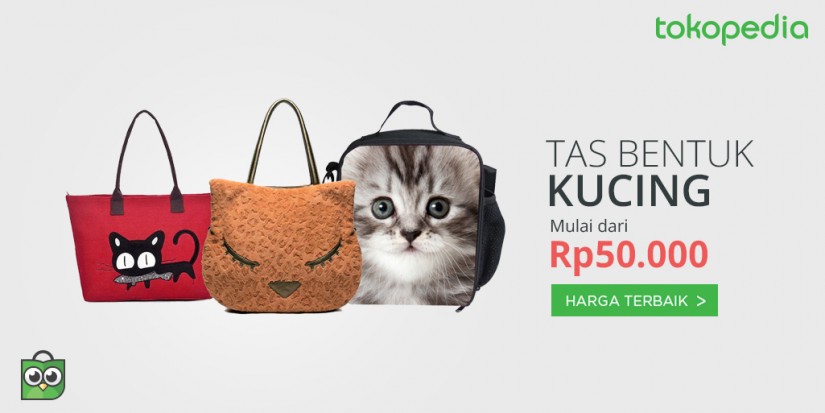 jual tas bentuk kucing