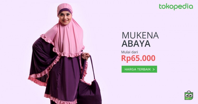 jual mukena abaya khas timur tengah