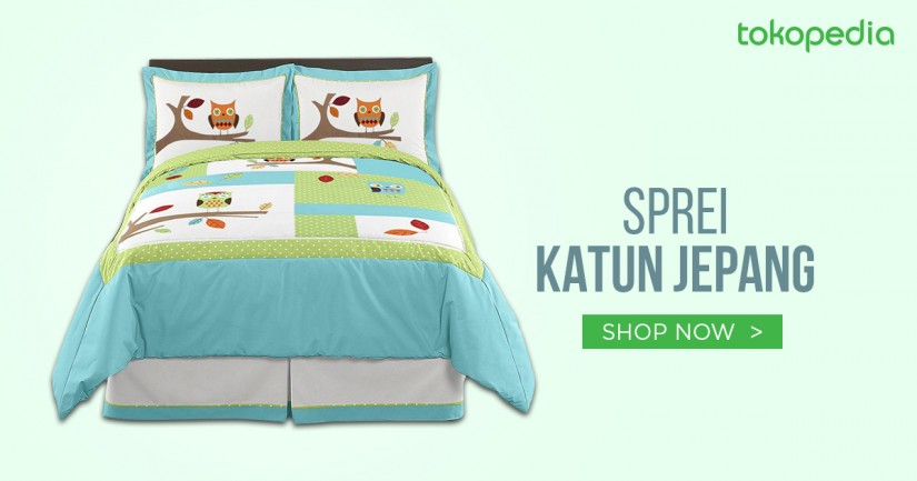 JUAL SPREI KATUN JEPANG