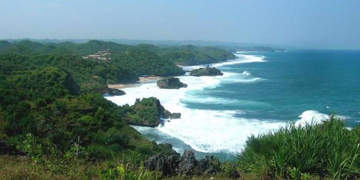 Pantai Parang Kusumo di Jogjakarta