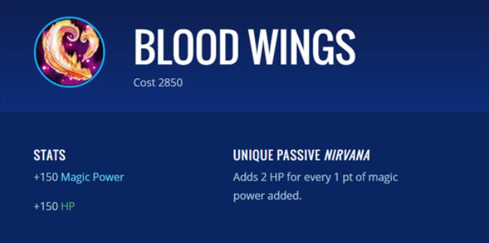 Blood Wings - Item Mobile Legends Terbaik