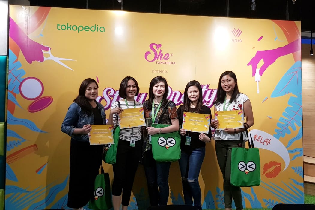  Tokopedia adalah kegiatan yang mengajak para Nakama   She @ Tokopedia Vol.2:  Bersama Yors, Tokopedia Pastikan Karyawannya Tetap Bugar di Tengah Kesibukan