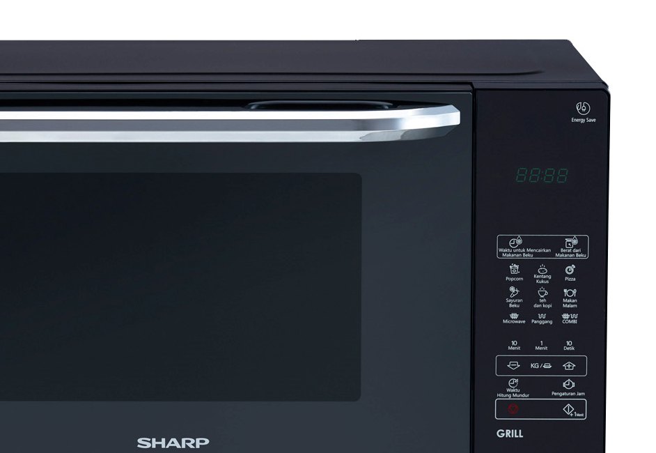 MT adalah microwave multifungsi yang bisa digunakan untuk memanaskan dan memanggang makana Review Sharp R-735MT 25L: Microwave Modern yang Multifungsi dan Terjangkau