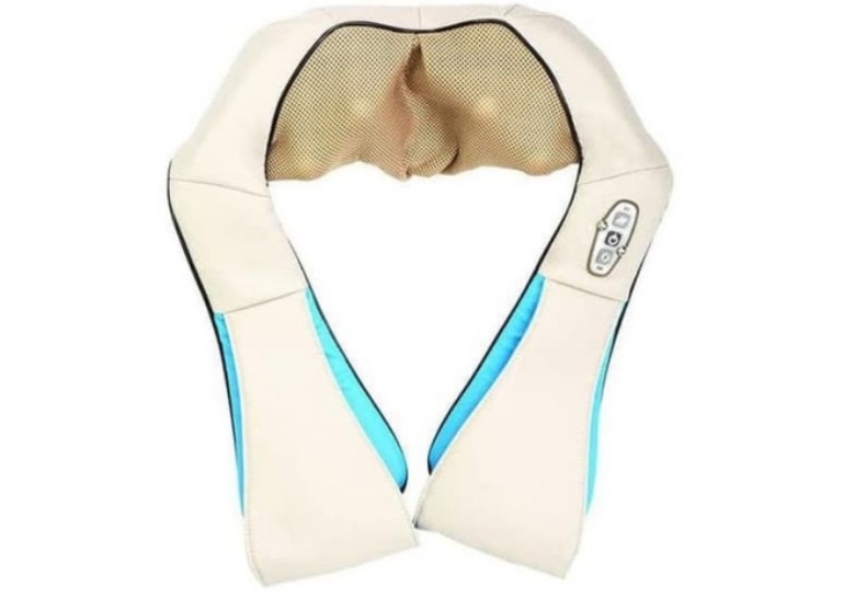 D Rubbing Massage Shawls merupakan alat pijat elektronik dan fleksibel untuk para pekerja Review Breo 3D Rubbing Massage Shawls: Solusi Pijat Praktis bagi yang Sibuk