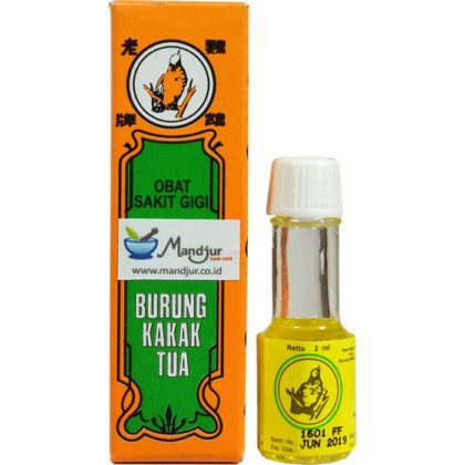 Obat Sakit Gigi Cap Burung Kakak Tua