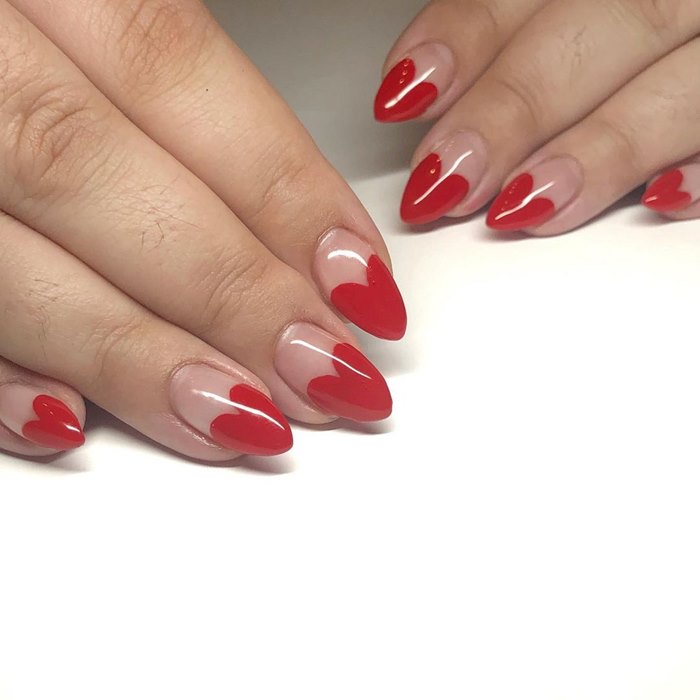 Heart Shape Nail Art
