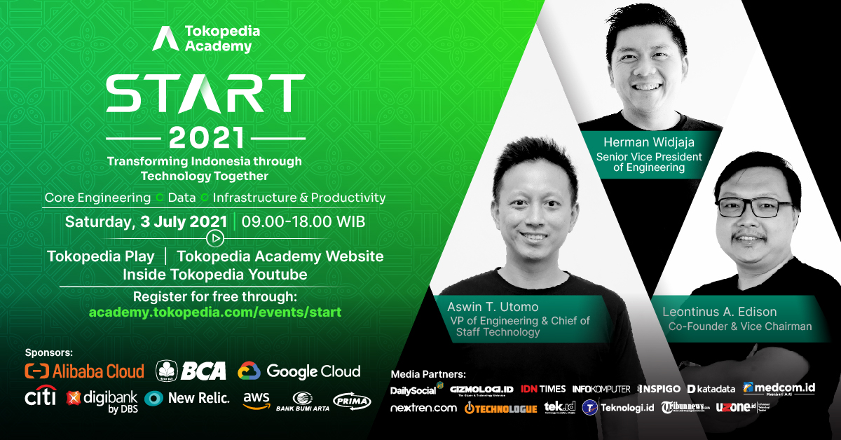 Persiapkan Dirimu untuk Mengikuti Konferensi Teknologi Terbesar Tokopedia, START 2021!