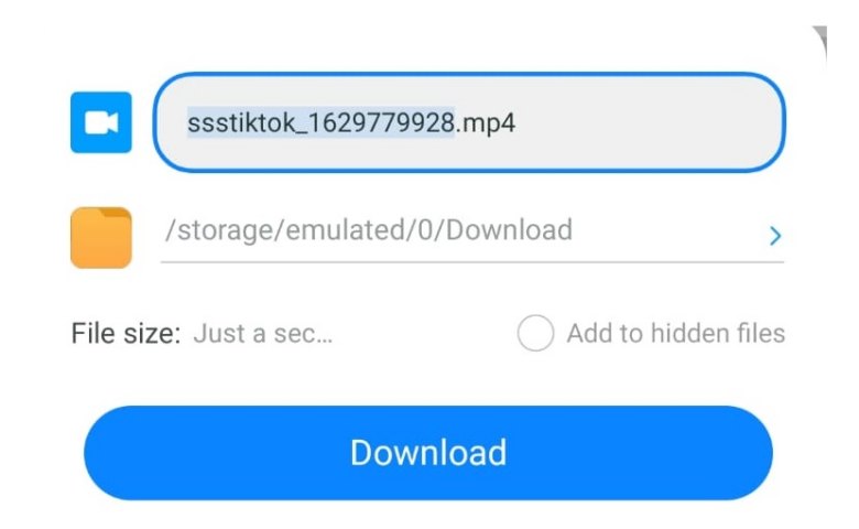 save video tiktok