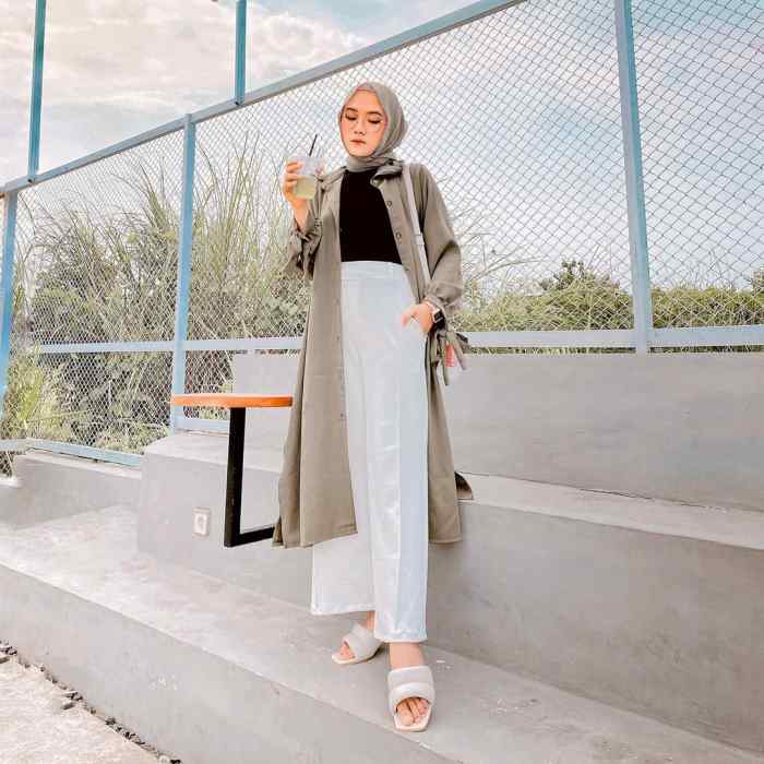 10 OOTD Kulot Putih: Fashion Style 