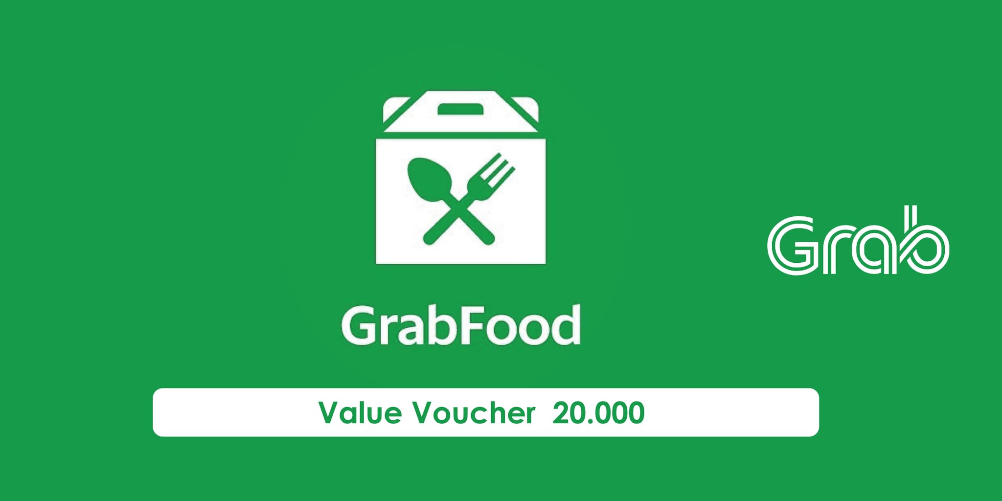 [ Grab Food ] Voucher Grab Food Rp 20.000