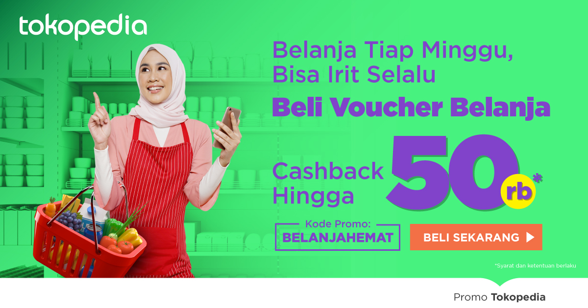Promo Voucher Belanja - Cashback Hingga Rp50.000! Cek