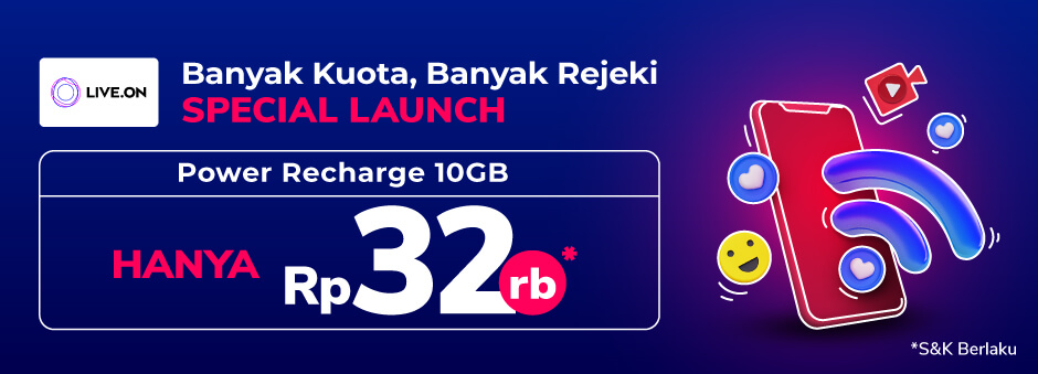 Produk Baru Paket Data Live.On!