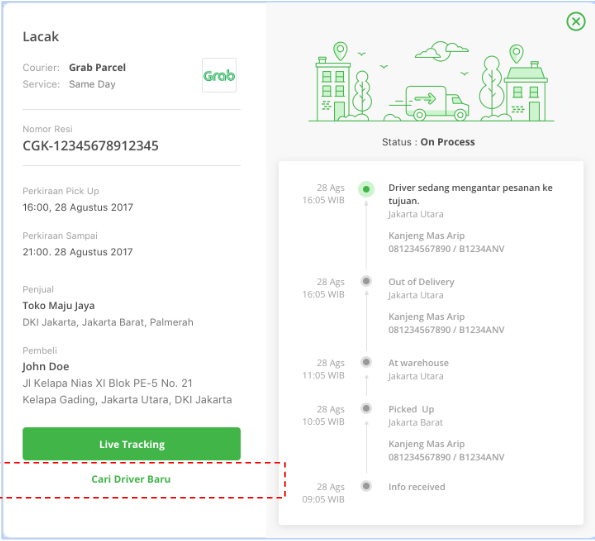 Grab Express Instant Cek Resi Grab Motor