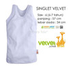 Jual Velvet Junior SINGLET BAYI Size NEWBORN Kaos Dalam Jual Velvet Junior SINGLET BAYI Size NEWBORN Kaos Dalam