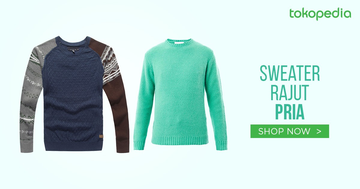 Jual Sweater Rajut Pria | Tokopedia