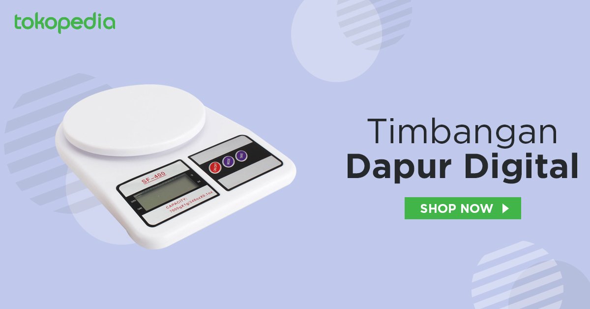Jual Timbangan Dapur Digital | Tokopedia