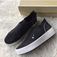 michael kors gray slip on sneakers