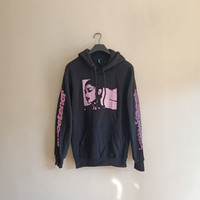 ariana grande black hoodie h&m