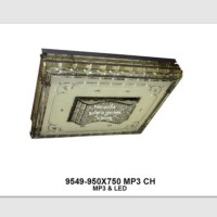 Lampu plavon Kristal led minimalis dekorasi ruang tamu 9549/95x75