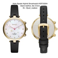 Jam Kate Spade Hybrid Smartwatch KST23204 black leather al