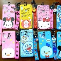 Softcase gantungan jelly case ultrathin gambar vivo v11 pro