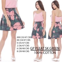 Rok mini floral cantik (abu pink) branded GAP original