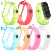 STRAP TRANSPARAN XIAOMI MI BAND 3 MIBAND3 TALI JAM TANGAN WARNA BENING