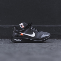Nike Zoom Fly SP Pack Black X OFF WHITE Sneakers Sepatu Jalan Pria