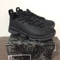 Nike lebron 14 low triple black premium / sepatu basket lebron terbaru