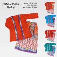 Jual setelan baju batik anak kartini kutubaru prada songket gamis muslim Murah