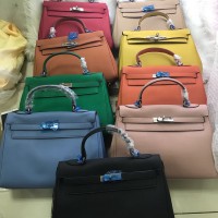 Tas Wanita merk Hermes Kelly Togo import Semi Premium