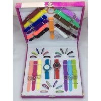 Jam Tangan Paket Since Tali Banyak Karet Rubber Exclusive