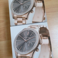 Michael Kors MKT4005 Access Slim Runway Rosegold Hybrid Smartwatch NWT