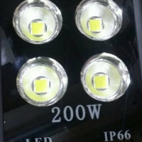 Kap lampu sorot led 200 watt 200w led floodlight lensa cob
