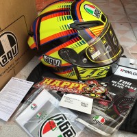 SALE! 2nd 95% mulus like new Helm AGV Veloce Solenuna eurofit Italy L