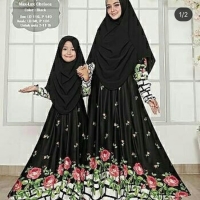 Gamis syari couple ibu dan anak / baju muslim couple