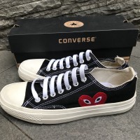 Sepatu Casual Unisex Converse X Comme Des Garcons CDG Play Premium