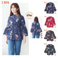 Jual Baju wanita batik lengan panjang / batik lengan trompet / baju lebaran Murah