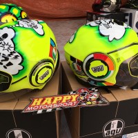 New!! Helm AGV Fluid Misano 2011 yellow sizeM L XL dualvisor ori Italy