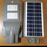 lampu jalan led pju solar cell all in one tenaga matahari 40w 40 watt