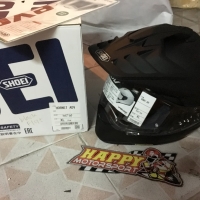 Helm Shoei Hornet adventure 2018 new logo black matt ori Japan M L XL