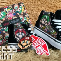Sepatu Vans NINTENDO MARIO untuk anak dan balita kids size