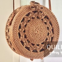 Jual Tas Anyaman Rotan Bulat Bali Murah
