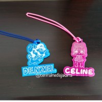Jual Bag Tag Acrylic | Luggage Tag Custom | Bag Tag Nama Acrylic Murah