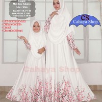 Gamis syari ibu dan anak / baju muslim couple