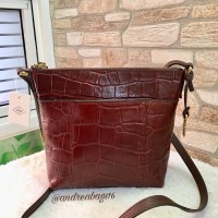 Tas fossil jori crossbody croco original bag