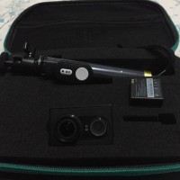 Xiaomi yi action internasional+ tongsis xiaomi ori + tas second