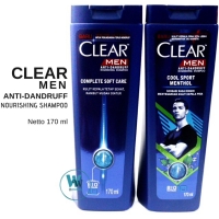 CLEAR MEN Anti Dandruff Shampoo / Shampo Anti Ketombe untuk Pria 170ml